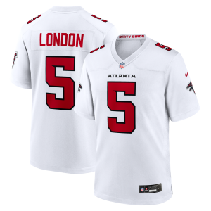 Atlanta Falcons Nike Game Road Jersey - White - Drake London - Mens