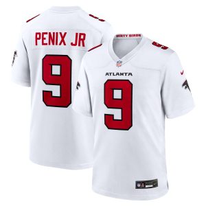 Atlanta Falcons Nike Game Road Jersey - White - Michael Penix Jr. - Youth