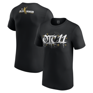 Men's Black Roman Reigns x Jalen Brunson OTC T-Shirt