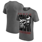 Men's Heather Gray Brock Lesnar Brock Beast Incarnate Skull T-Shirt