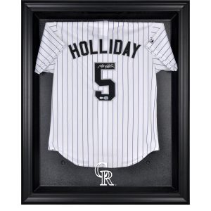Colorado Rockies Black Framed Logo Jersey Display Case