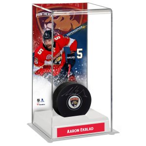 Aaron Ekblad Florida Panthers Deluxe Tall Hockey Puck Case