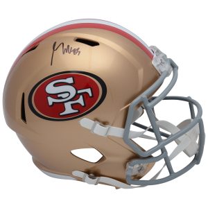 George Kittle San Francisco 49ers Autographed Riddell Speed Replica Helmet