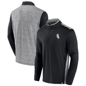 Chicago White Sox Iconic Brushed Poly Quarter Zip - Mens