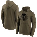 Chicago Blackhawks Iconic Preferred Logo Graphic Hoodie - Khaki - Mens