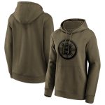 Boston Bruins Iconic Preferred Logo Graphic Hoodie - Khaki - Womens