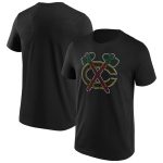 Chicago Blackhawks Edge T-Shirt - Black - Mens