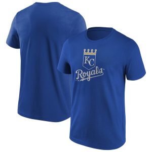 Kansas City Royals Iconic Primary Colour Logo Graphic T-Shirt - Mens