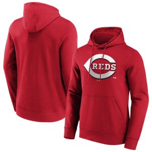 Cincinnati Reds Iconic Primary Colour Logo Graphic Hoodie - Mens