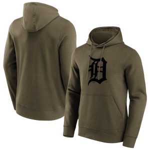 Detroit Tigers Iconic Preferred Logo Graphic Hoodie - Mens