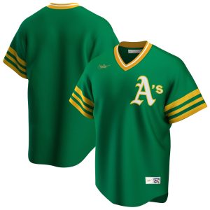 Athletics Nike Official Replica Cooperstown 1982-92 Jersey - Mens
