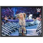 WWE Charlotte Flair Entrance Poster - Framed A3
