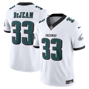 Men's Nike Cooper DeJean White Philadelphia Eagles Vapor F.U.S.E. Stitched Limited Jersey