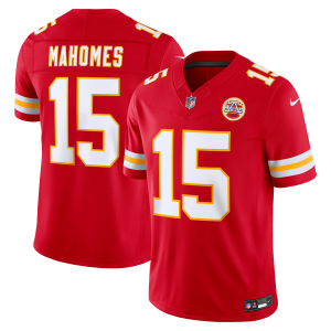 Men's Nike Patrick Mahomes Red Kansas City Chiefs Team Vapor F.U.S.E. Stitched Limited Jersey