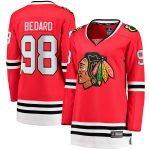 Women's Fanatics Connor Bedard Red Chicago Blackhawks Home Breakaway Player Jersey