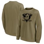 Anaheim Ducks Mono Logo Graphic Oversized Crew Sweatshirt - Womens