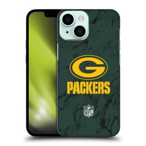 Green Bay Packers Coloured Marble Hard Shell Phone Case - iPhone