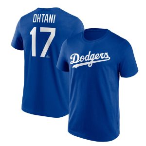 Los Angeles Dodgers Name & Number Shohei Ohtan Graphic T-Shirt - Royal - Youth