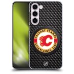 Calgary Flames NHL Puck Texture Graphic Phone Case - Samsung