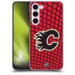 Calgary Flames NHL Net Pattern Graphic Phone Case - Samsung