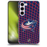 Columbus Blue Jackets NHL Net Pattern Graphic Phone Case - Samsung