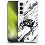 Columbus Blue Jackets NHL Marble Pattern Graphic Phone Case - Samsung