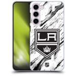 Los Angeles Kings NHL Marble Pattern Graphic Phone Case - Samsung