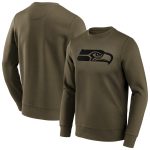 Seattle Seahawks Fashion Preferred Logo Crew Sweatshirt - Big & Tall - Mens
