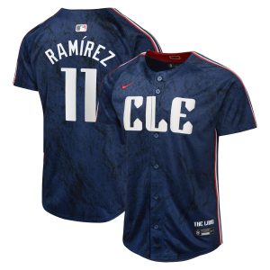 Cleveland Guardians Nike Limited City Connect Jersey - Navy - Jose Ramírez - Youth