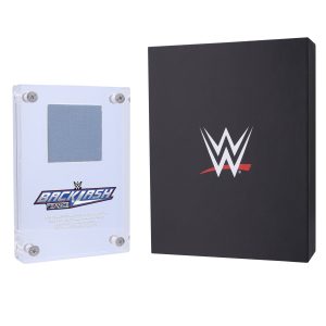 2024 WWE Backlash Acrylic Display Case with a Piece of Match-Used Canvas