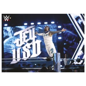 Jey Uso on Ring Ropes WrestleMania Poster - Unframed A3