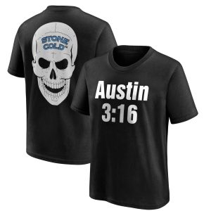 "Stone Cold" Steve Austin T-Shirt - Black - Youth