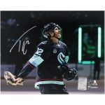 Tye Kartye Seattle Kraken Autographed 8" x 10" Postgame Celebration Photograph
