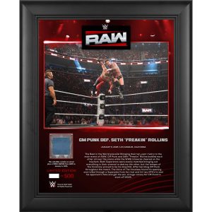 CM Punk WWE Framed 13" x 16" RAW January 6