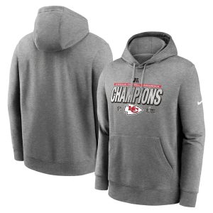 Kansas City Chiefs Nike Conference Champions Trophy Collection Hoodie - Mens