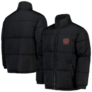 Barnsley Puffer Jacket - Black - Mens
