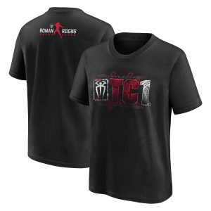 Roman Reigns OTC 1 T-Shirt - Black - Youth