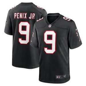 Atlanta Falcons Nike Game Alternate Jersey - Black - Michael Penix Jr. - Youth