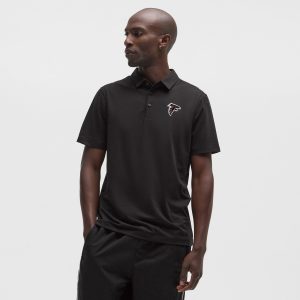 Men's lululemon Black Atlanta Falcons Evolution Polo