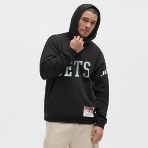 Men's lululemon Black New York Jets Steady State Pullover Hoodie