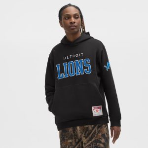 Men's lululemon Black Detroit Lions Steady State Pullover Hoodie
