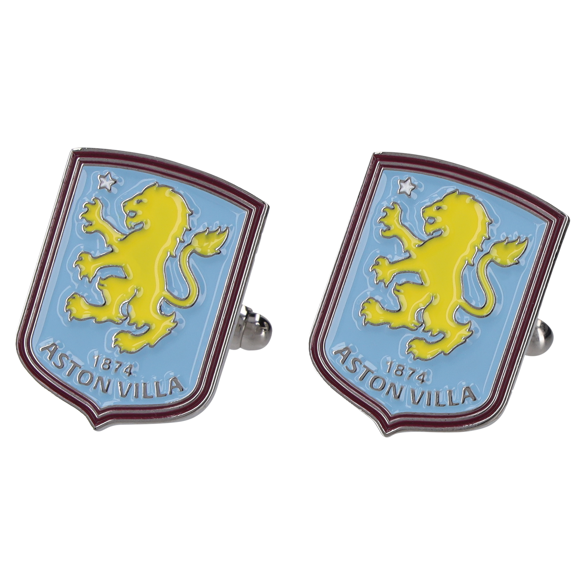Aston Villa Crest Colour Cufflinks in Gift Box Aston Villa Crest Colour Cufflinks in Gift Box