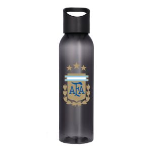 Argentina Logo Plastic 650ml Drink Bottle - Black