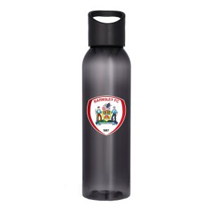 Barnsley FC Logo Plastic 650ml Drink Bottle - Black