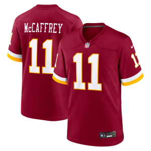 Men's Nike Luke McCaffrey Burgundy Washington Commanders Game Jersey