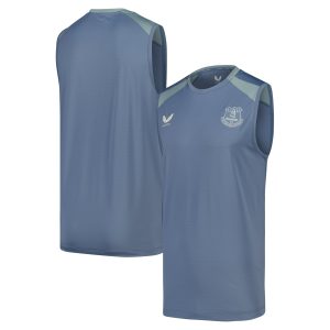 Everton Castore Players Training Vest - Blue