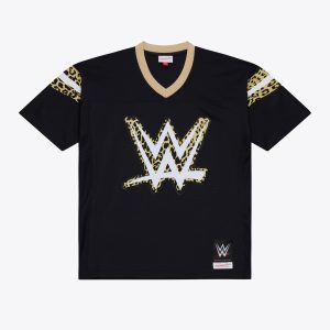 Men's Mitchell & Ness Black WrestleMania 42 Legacy Jersey