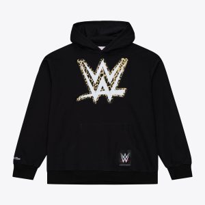 Men's Mitchell & Ness Black WrestleMania 42 Fleece Hoodie