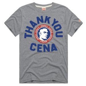 Men's Homage  Gray John Cena Thank You Cena Tri-Blend T-Shirt