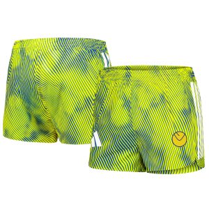 Leeds United adidas Running Shorts - Yellow